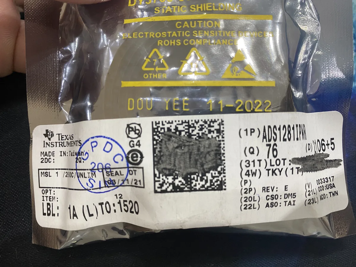 ADS1281PMR 芯片现货实拍照片