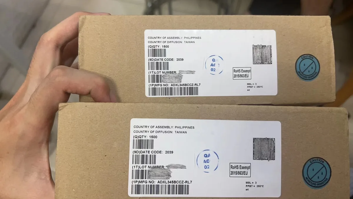 ADXL345BCCZ-RL7 芯片现货实拍图 2/2