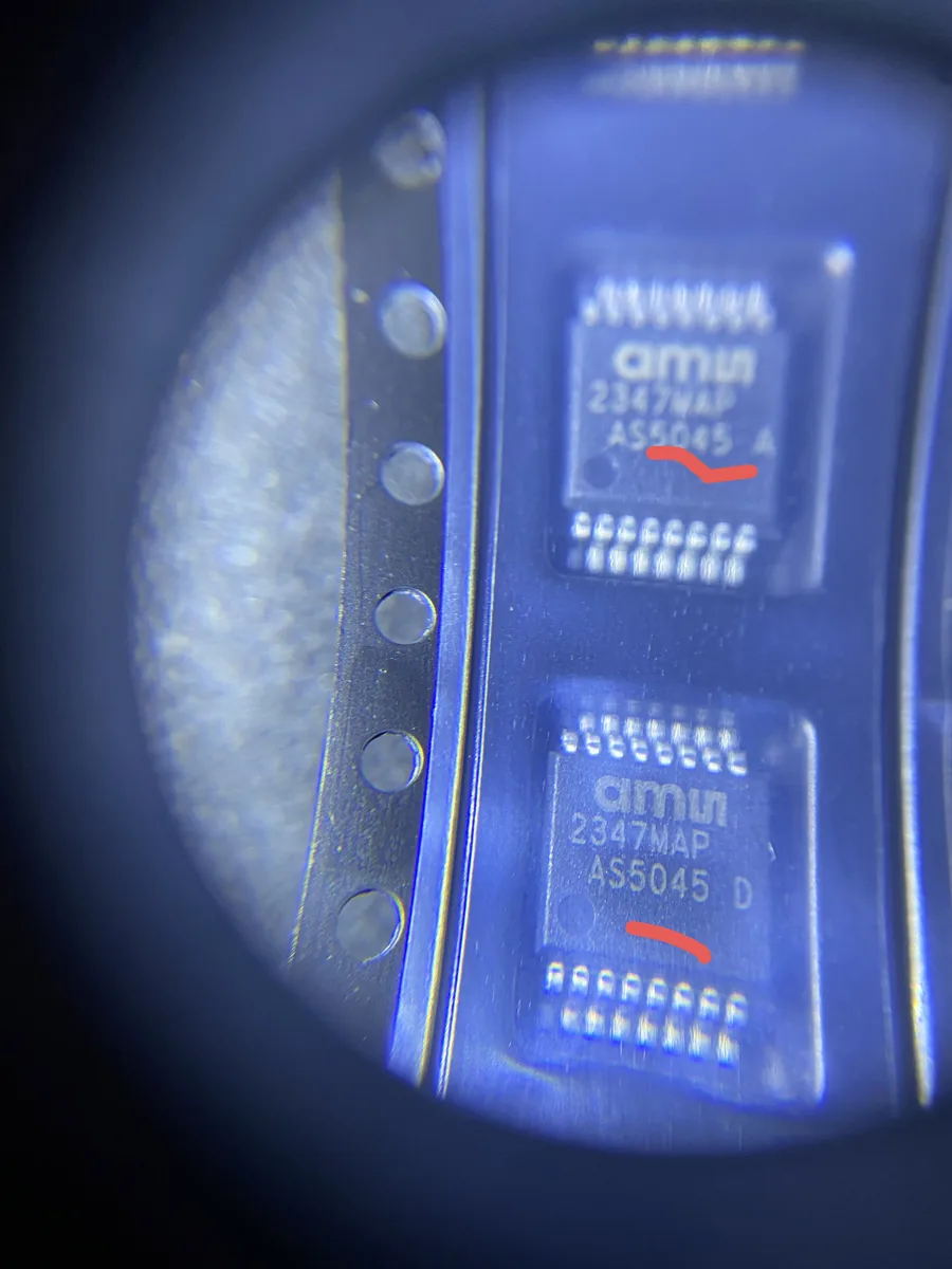 AS5045 芯片现货实拍照片