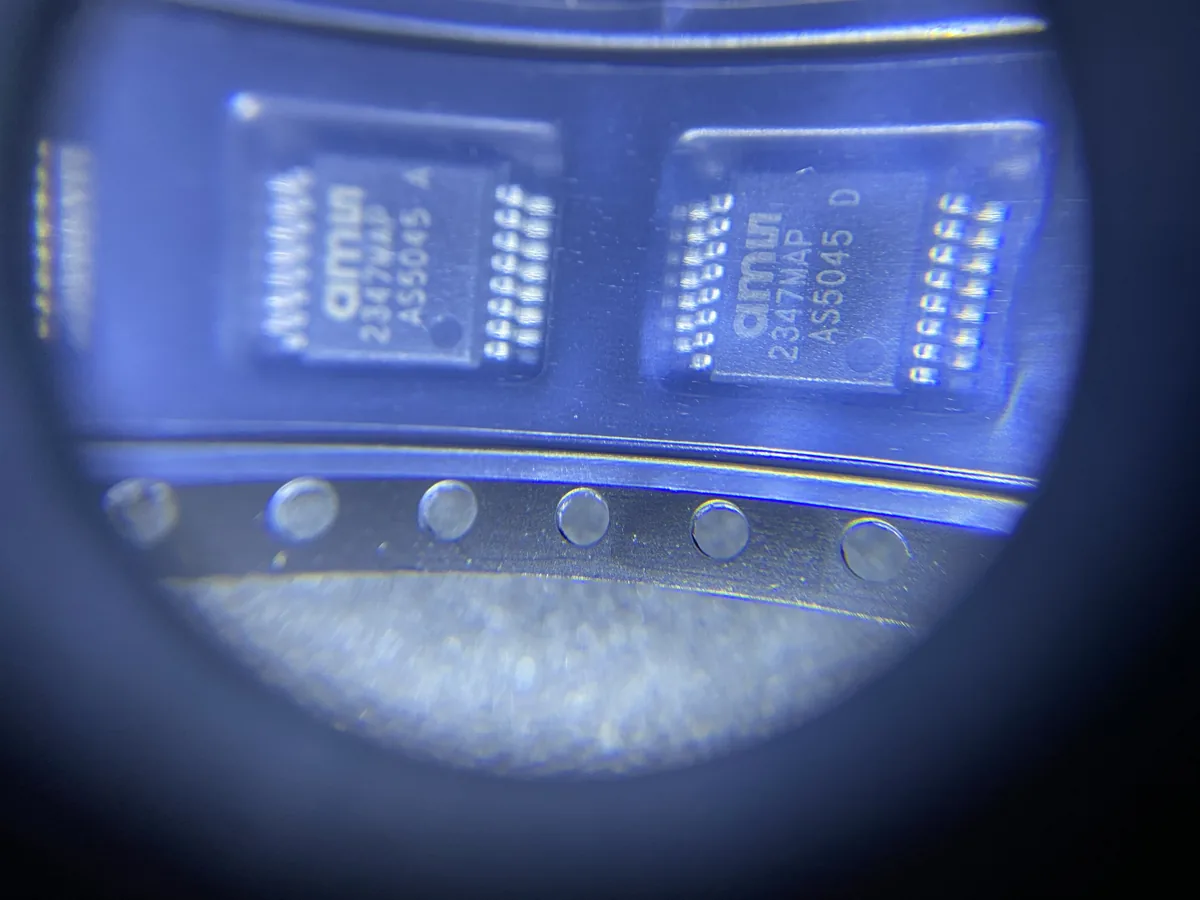 AS5045A 芯片现货实拍照片