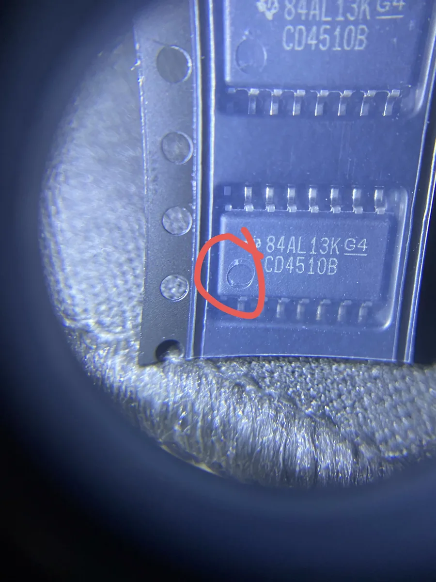 CD4510B 芯片现货实拍图 2/2