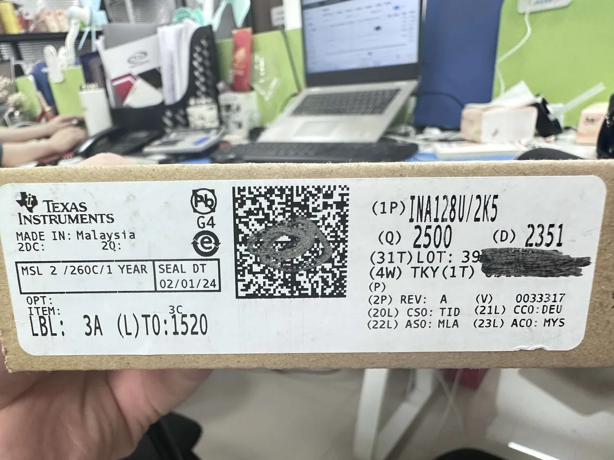 INA128U 芯片现货实拍照片