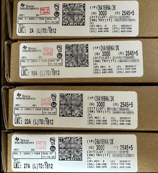 INA169NA 芯片现货实拍照片