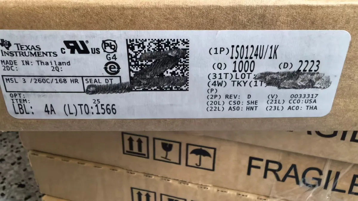 IS0124U 芯片现货实拍照片