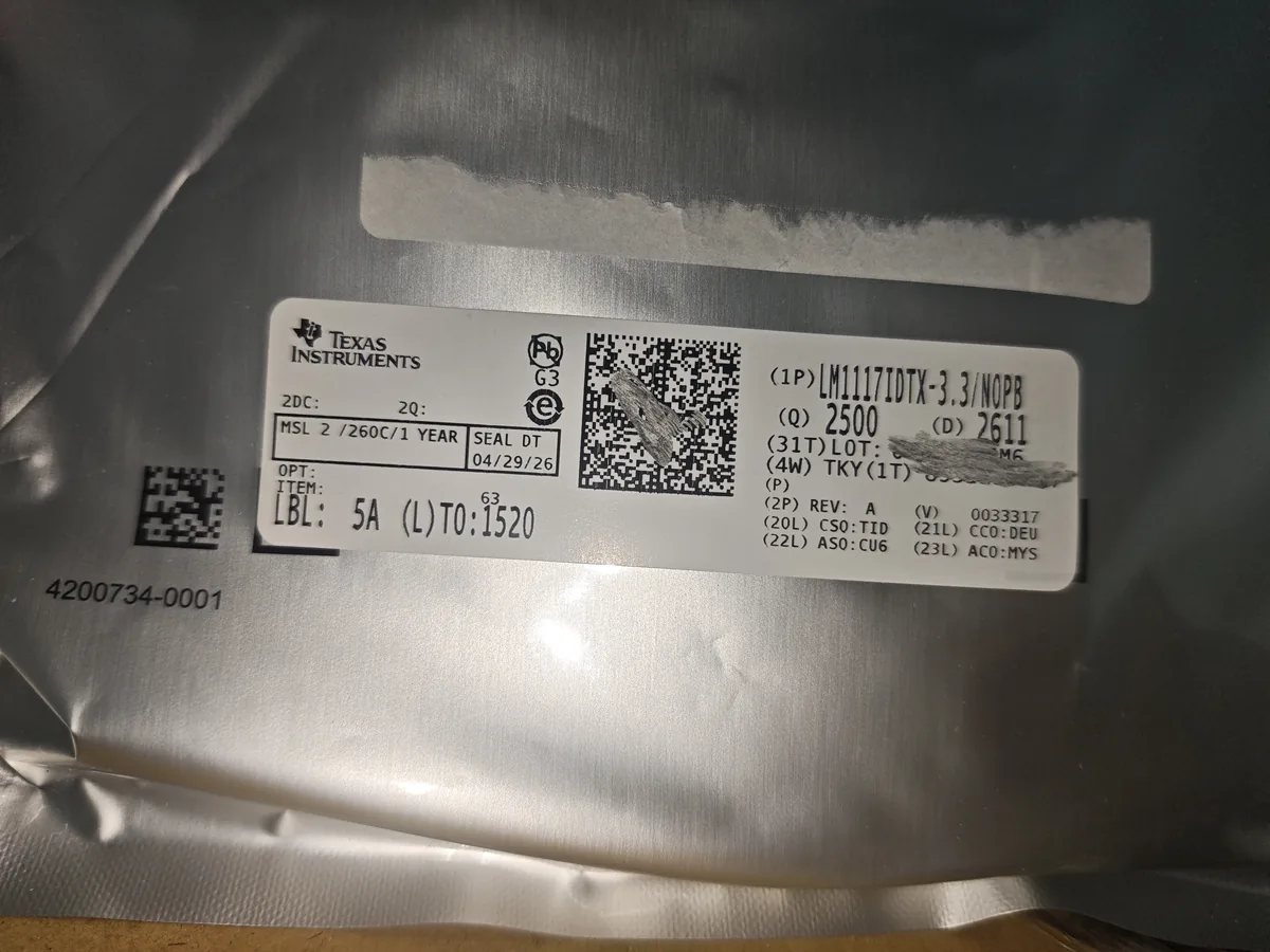 LM1117IDTX-3 芯片现货实拍照片