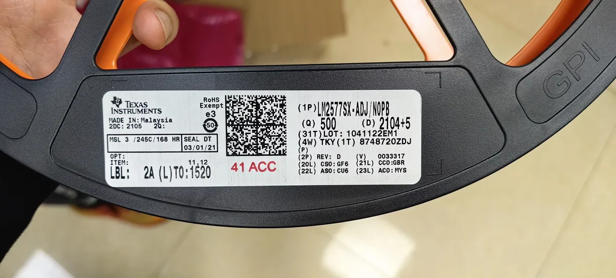 LM2577SX-ADJ 芯片现货实拍照片