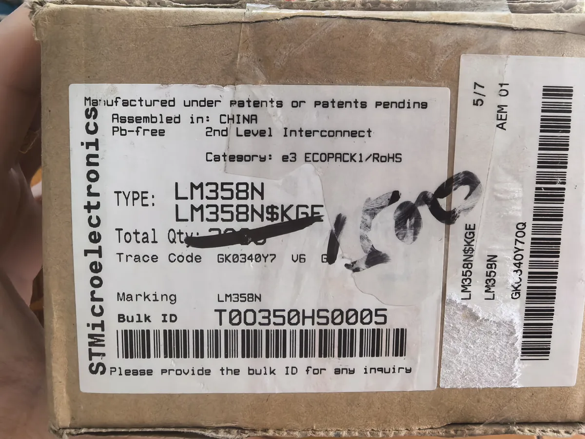 LM358N 芯片现货实拍照片
