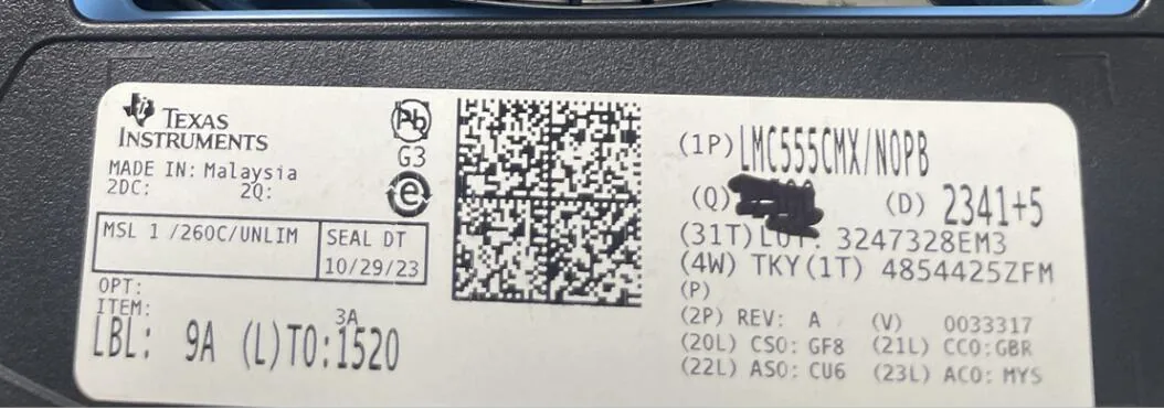 LMC555CMX 芯片现货实拍照片