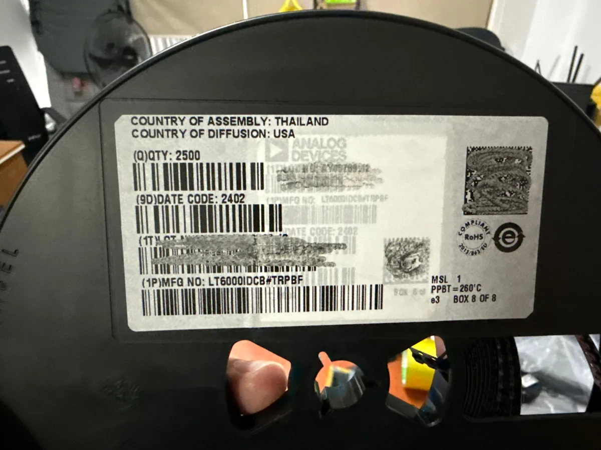 LT6000IDCB 芯片现货实拍照片