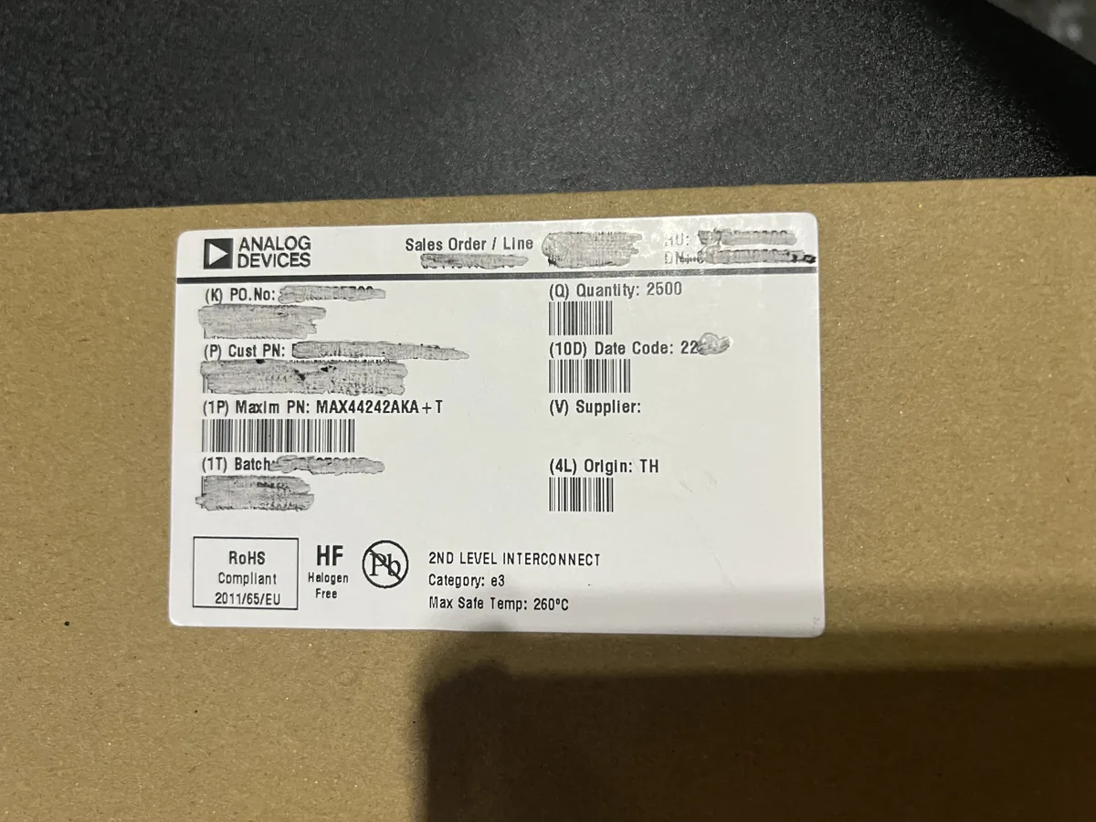 MAX44242AKA 芯片现货实拍照片