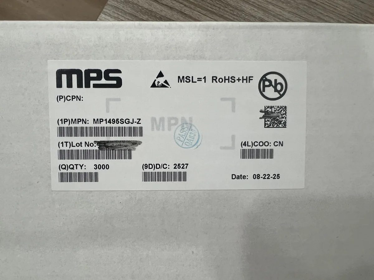 MP1495SGJ-Z 芯片现货实拍图 2/2