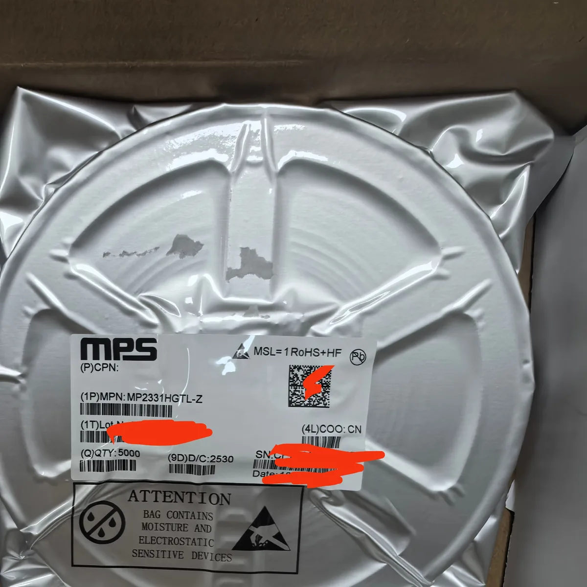 MP2331HGTL-Z 芯片现货实拍照片