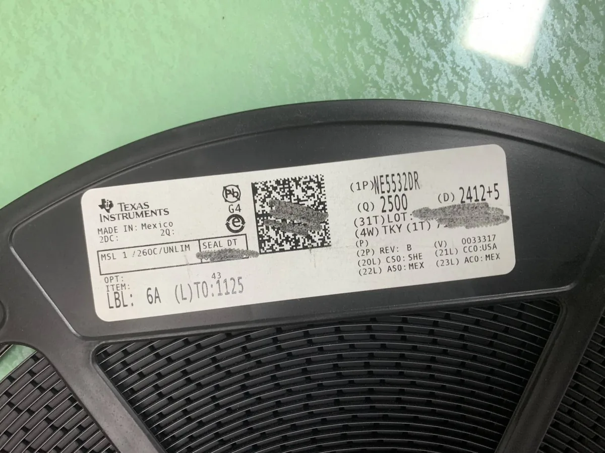 NE5532DR 芯片现货实拍照片
