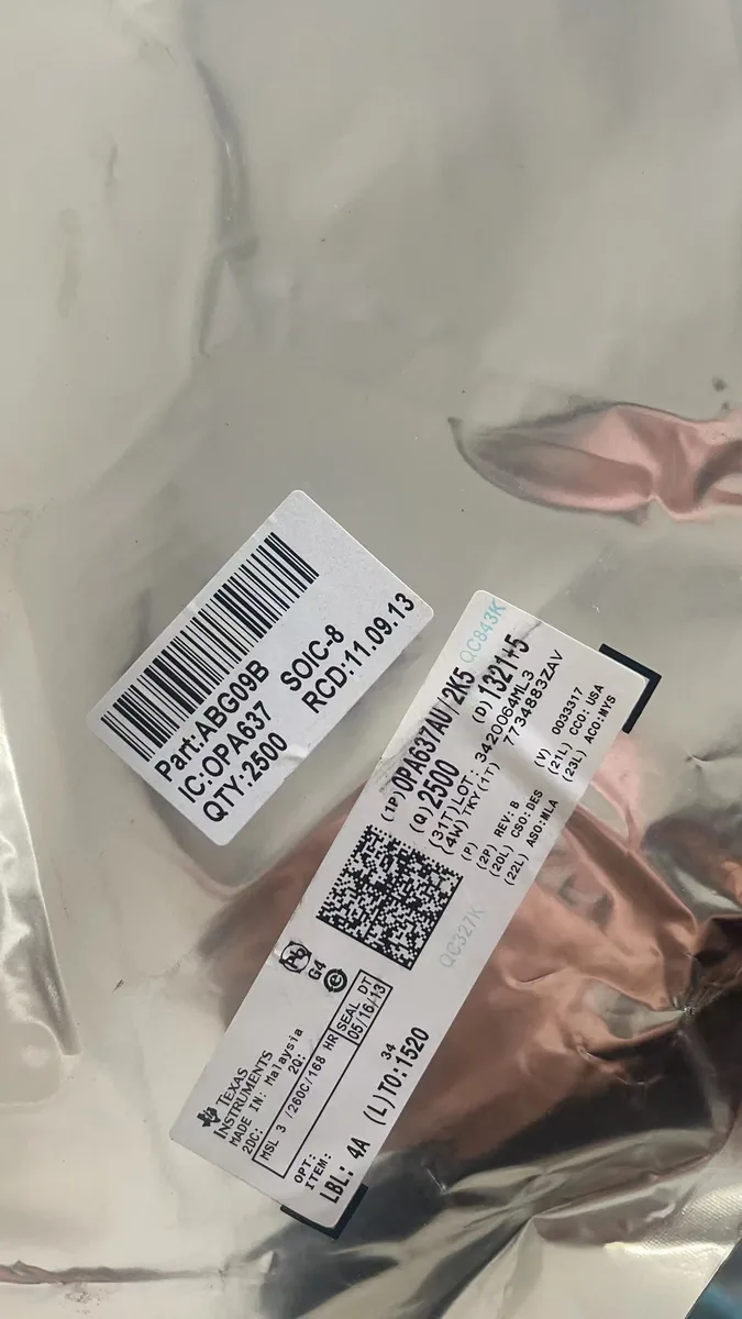 OPA637 芯片现货实拍照片