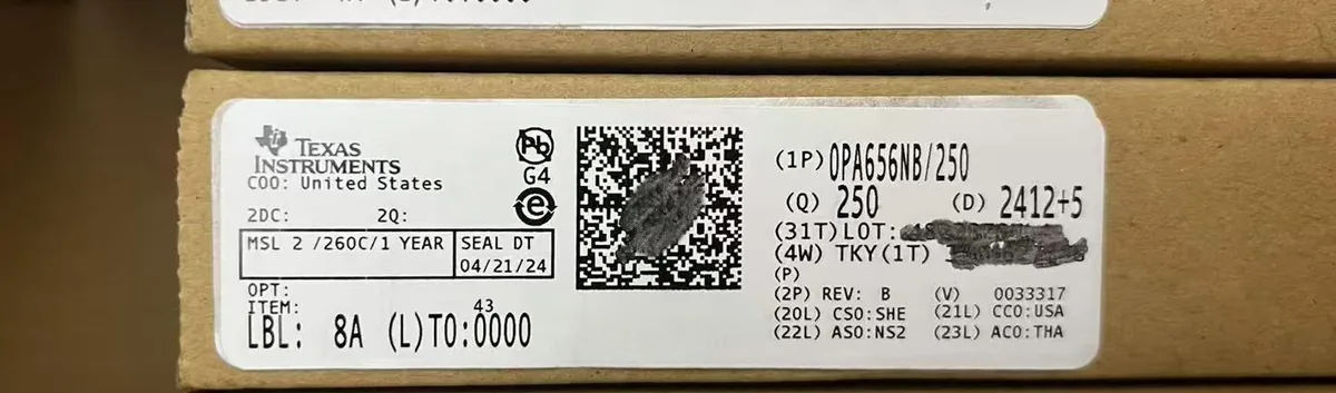 OPA656NB 芯片现货实拍照片
