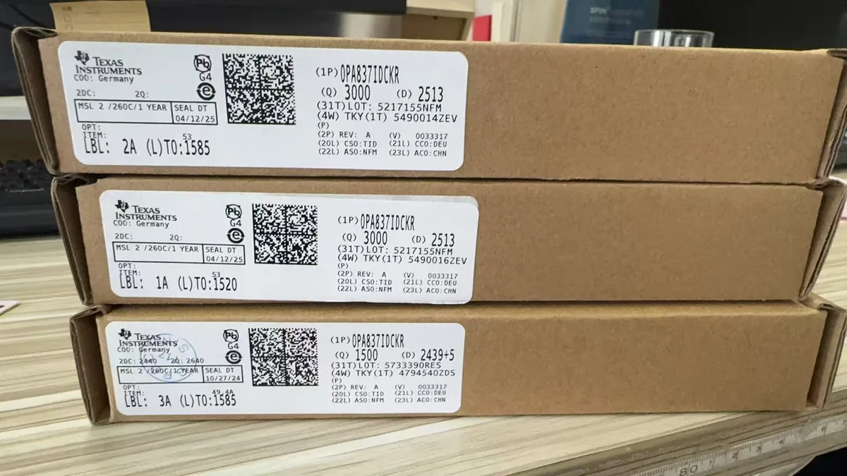 OPA837IDCKR 芯片现货实拍照片