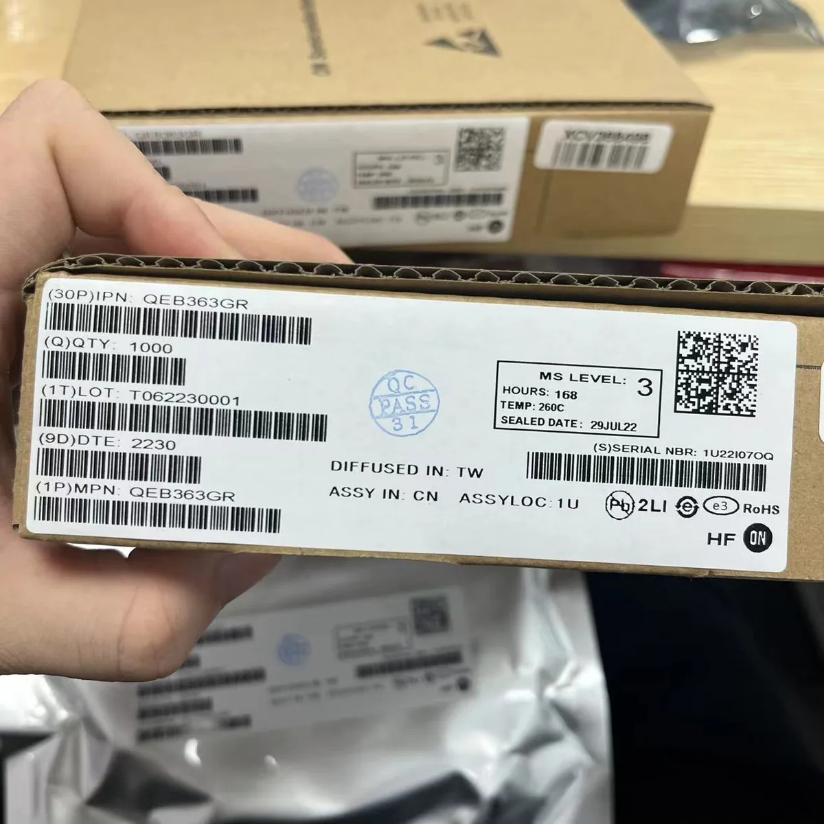 QEB363GR 芯片现货实拍照片