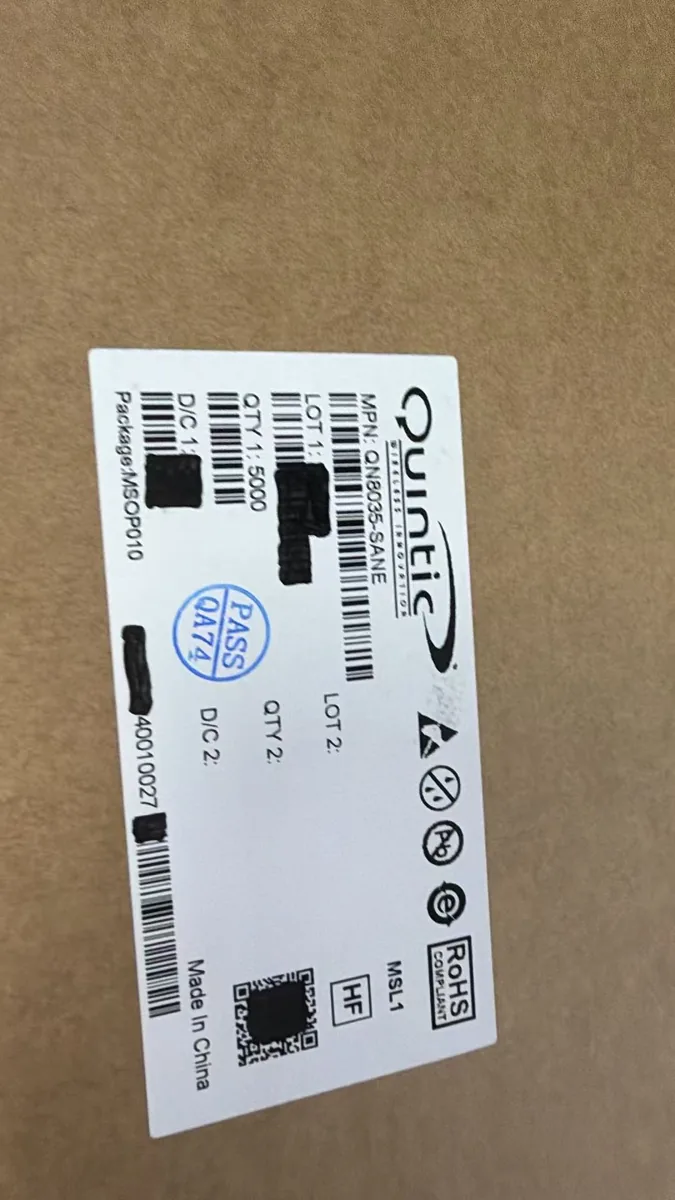 QN8035-8AI 芯片现货实拍照片