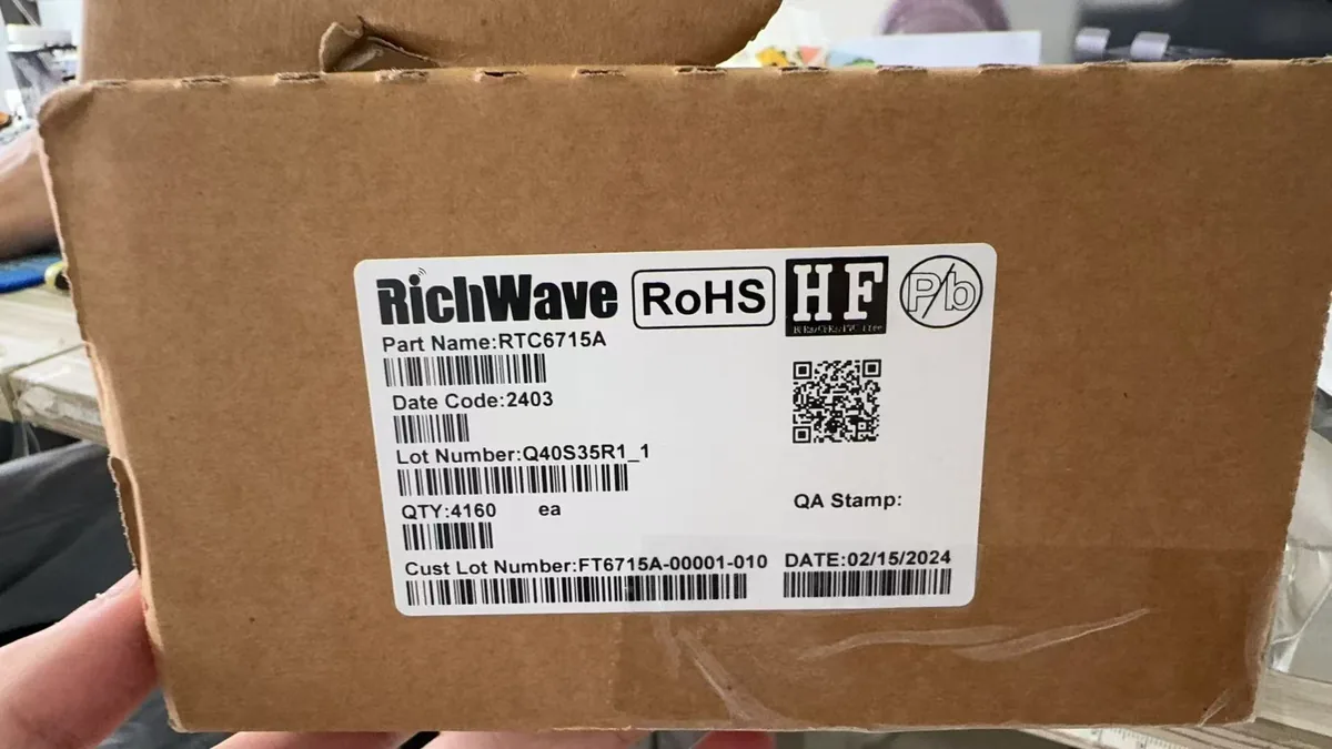 RTC6715A 芯片现货实拍照片