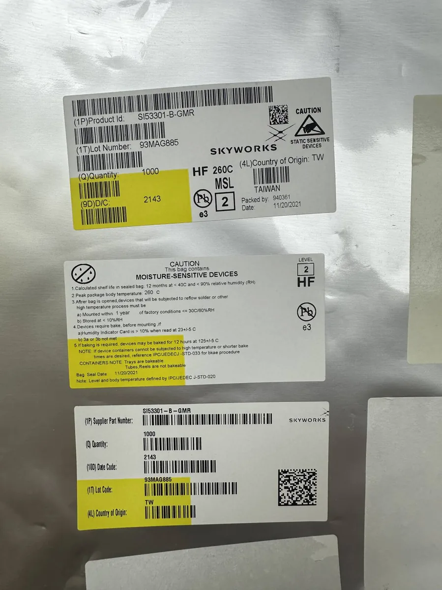 SI53301-B 芯片现货实拍照片