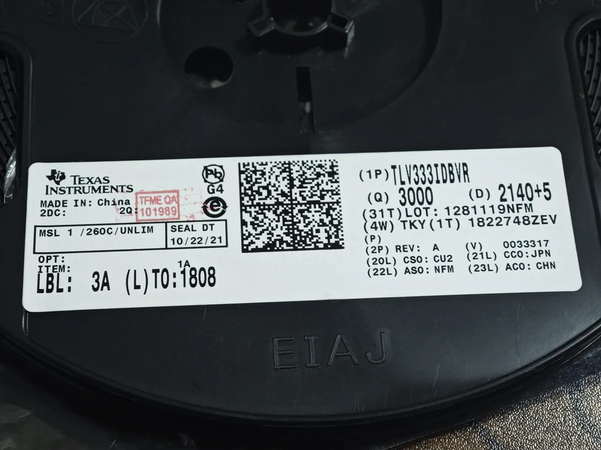 TLV333IDBVR 芯片现货实拍照片