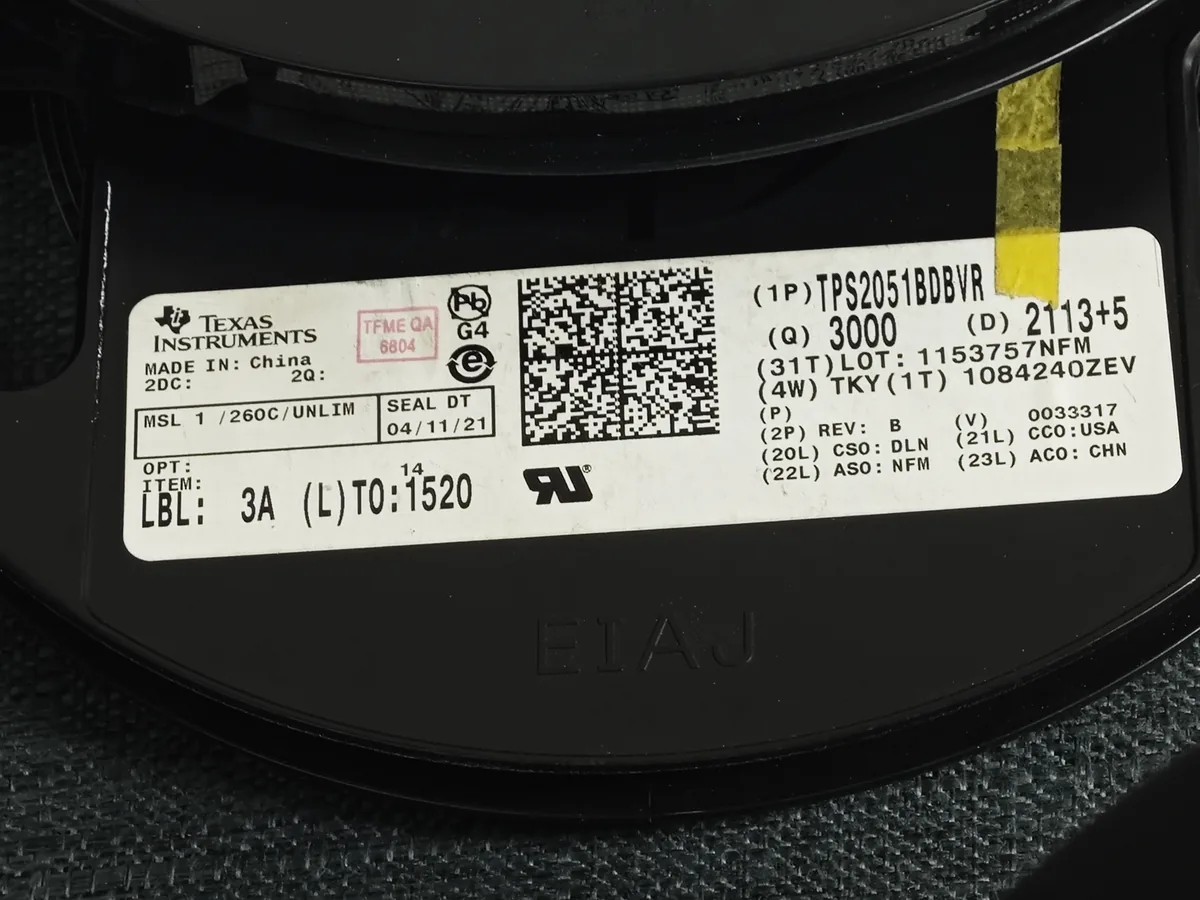 TPS2051BDBVR 芯片现货实拍照片