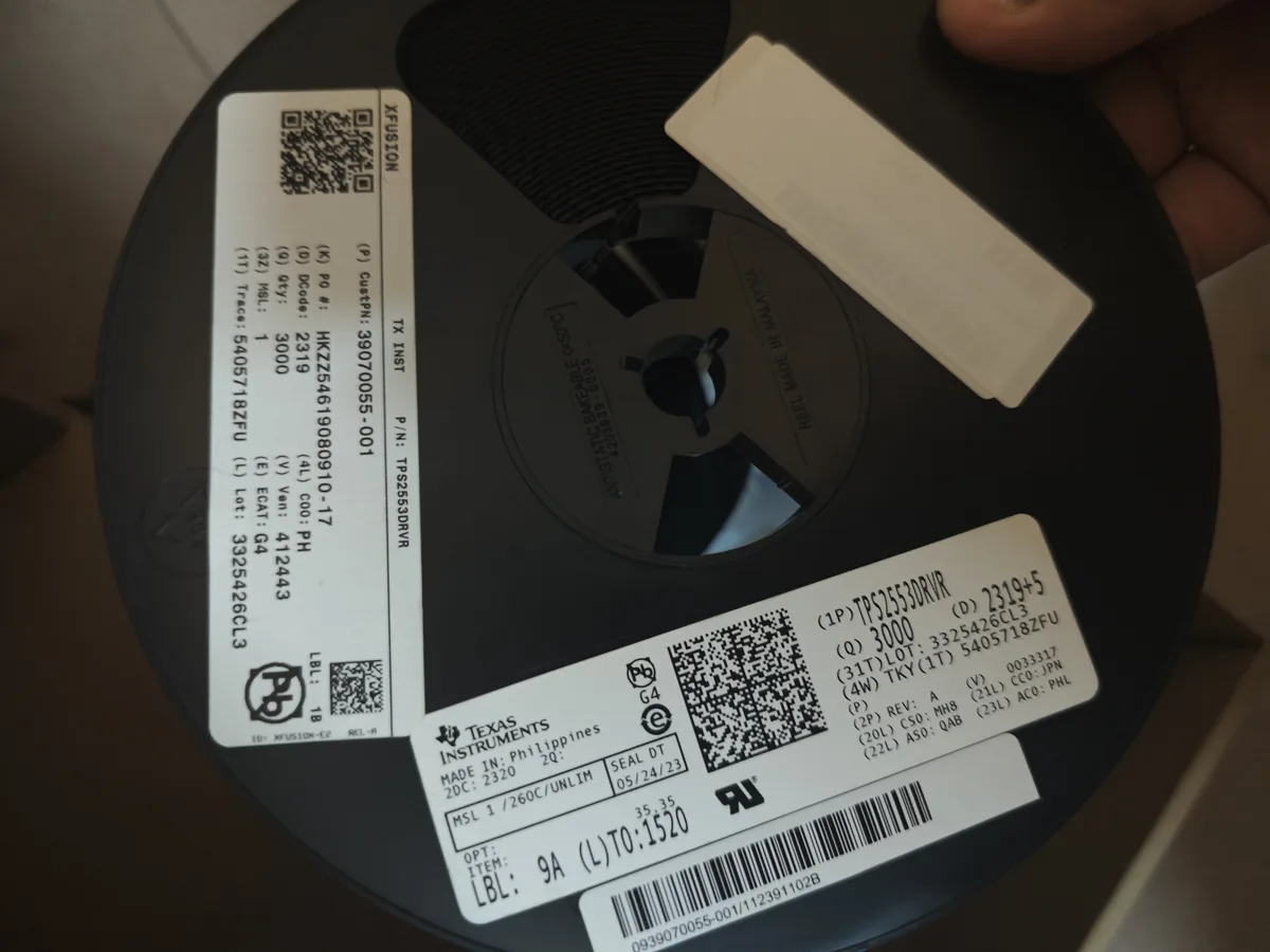 TPS2553DRVR 芯片现货实拍照片
