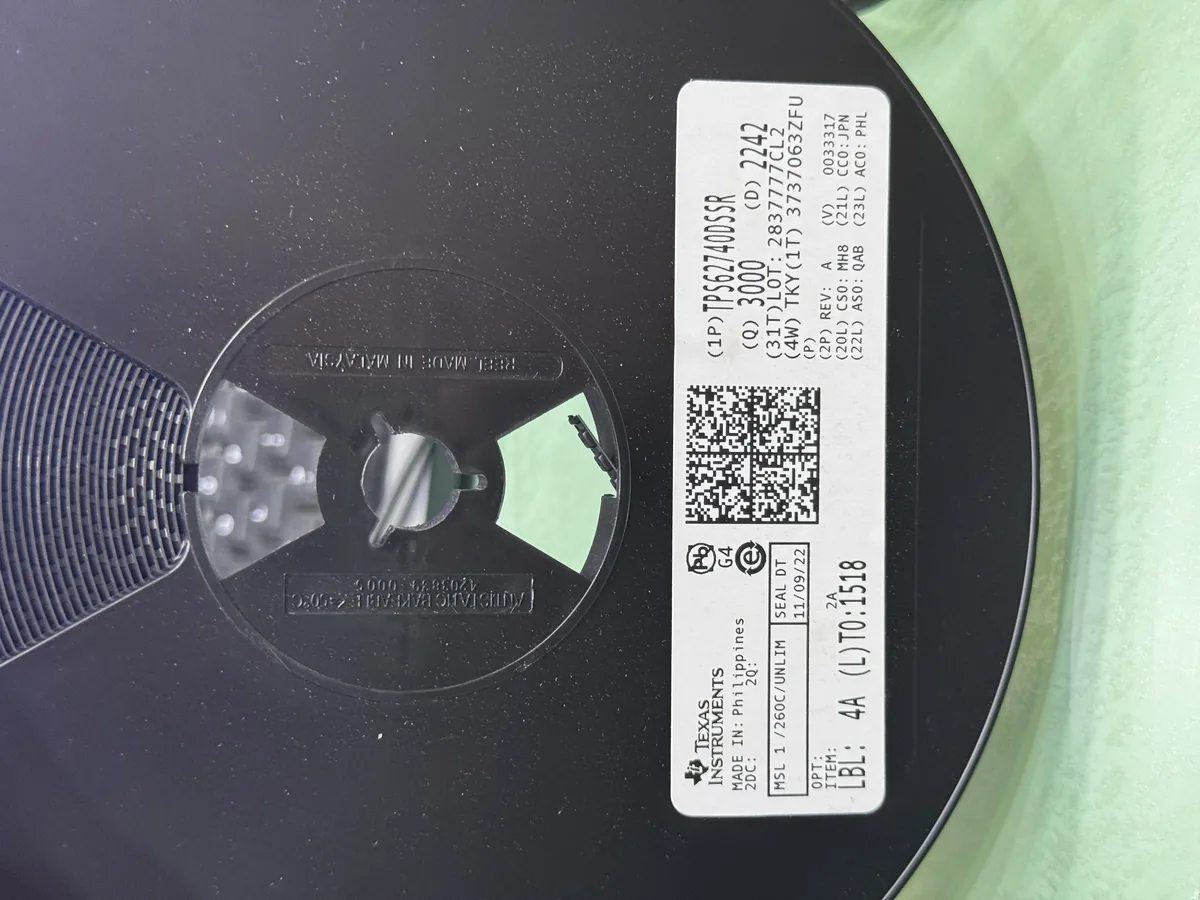 TPS62740DSSR 芯片现货实拍照片