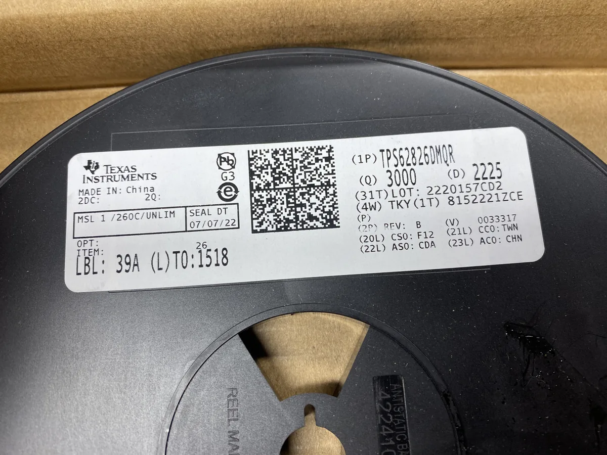 TPS62826DMOR 芯片现货实拍照片