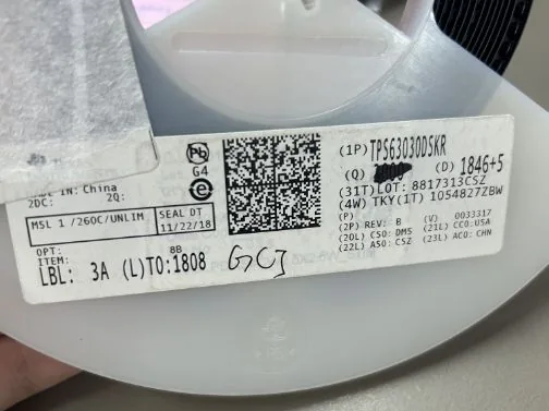 TPS63030DSKR 芯片现货实拍照片