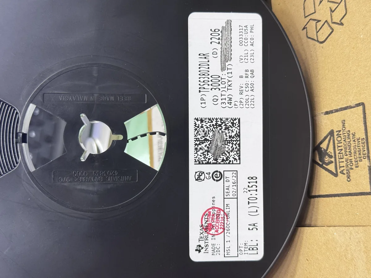 TPS63802DLAR 芯片现货实拍照片