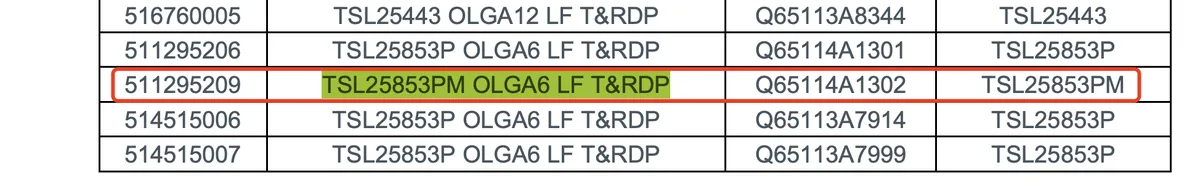 TSL25853P 芯片现货实拍照片