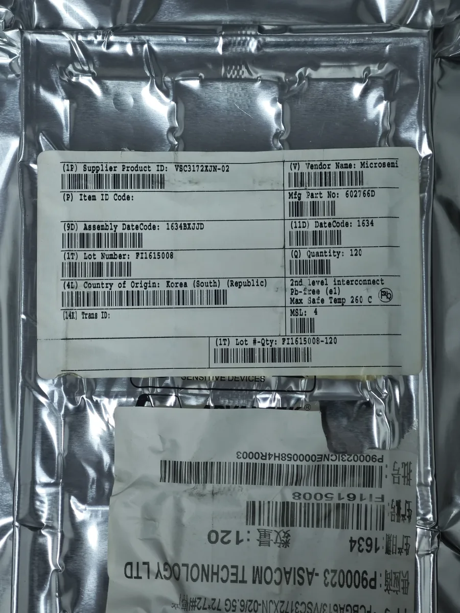 VSC3172XJN-02 芯片现货实拍照片
