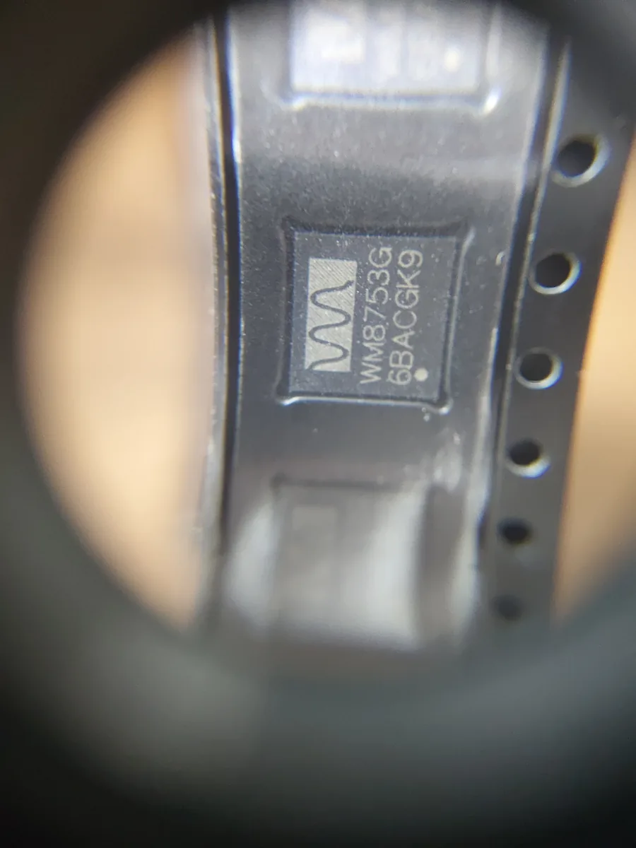 WM8753G 芯片现货实拍照片